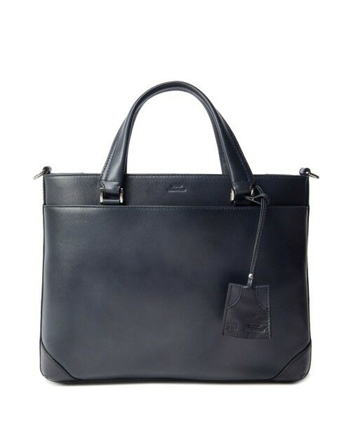 MEN'S BIGI / メンズビギ トートバッグ | 【SEEKER/シーカー】別注 ムラレザー2WAYブリーフケース（ブラック）