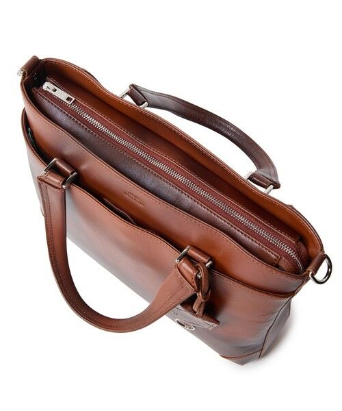 MEN'S BIGI / メンズビギ トートバッグ | 【SEEKER/シーカー】別注 ムラレザー2WAYブリーフケース | 詳細14