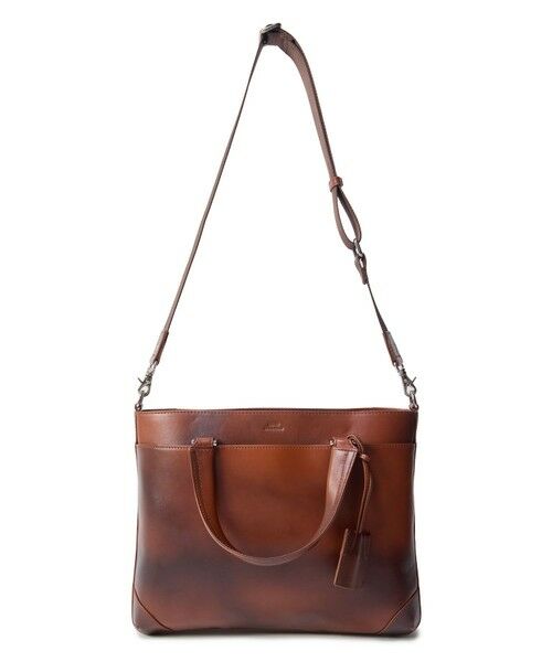 MEN'S BIGI / メンズビギ トートバッグ | 【SEEKER/シーカー】別注 ムラレザー2WAYブリーフケース | 詳細7