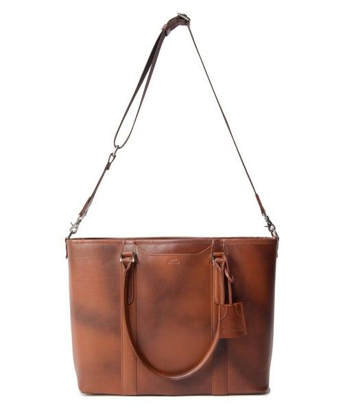 MEN'S BIGI / メンズビギ トートバッグ | 【SEEKER/シーカー】別注 ムラレザー2wayトート&ショルダーバッグ | 詳細7