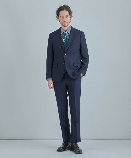 MEN'S BIGI / メンズビギ ネクタイ | チェックxドット柄シルクネクタイ | 詳細2