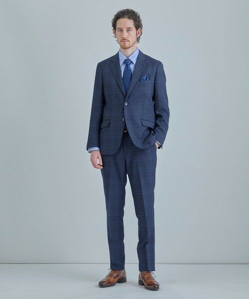 MEN'S BIGI / メンズビギ ネクタイ | ジオメトリック柄xシャドー千鳥柄シルクネクタイ | 詳細2