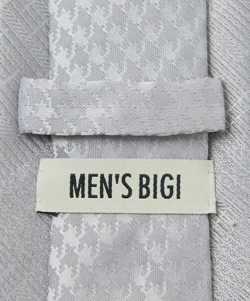 MEN'S BIGI / メンズビギ ネクタイ | ジオメトリック柄xシャドー千鳥柄クレリックタイ | 詳細8