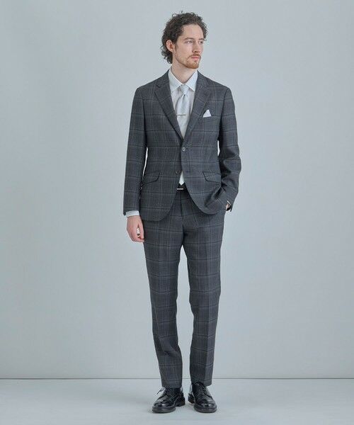 MEN'S BIGI / メンズビギ ネクタイ | ジオメトリック柄xシャドー千鳥柄クレリックタイ | 詳細9