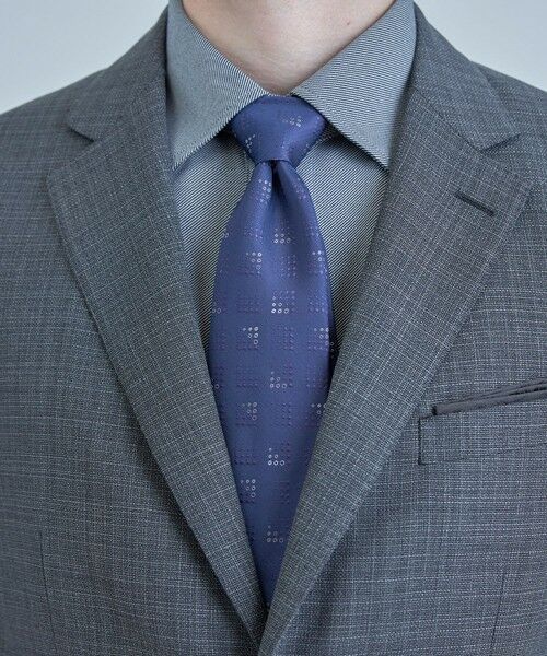 MEN'S BIGI / メンズビギ ネクタイ | 【TIE YOUR TIE /タイユアタイ】ヴィンテージ小紋柄ネクタイ（パープル）