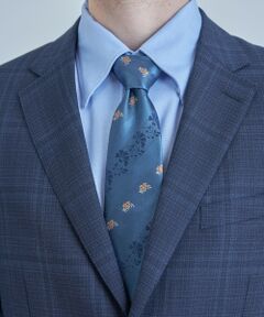 MEN'S BIGI / メンズビギ ネクタイ | 【TIE YOUR TIE /タイユアタイ】フローラルシャドーストライプ柄ネクタイ