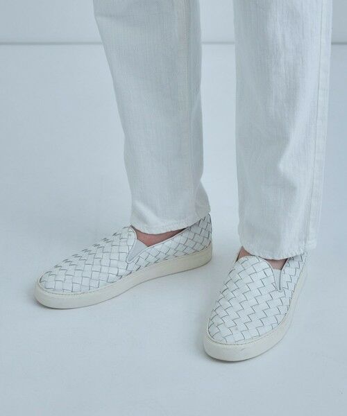 MEN'S BIGI / メンズビギ スニーカー | イントレチャートレザースニーカー | 詳細1