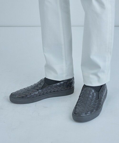 MEN'S BIGI / メンズビギ スニーカー | イントレチャートレザースニーカー | 詳細3