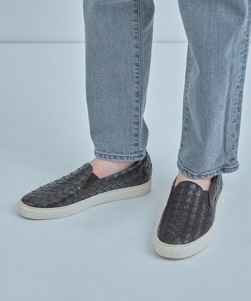 MEN'S BIGI / メンズビギ スニーカー | イントレチャートレザースニーカー | 詳細5