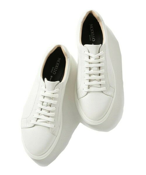 MEN'S BIGI / メンズビギ スニーカー | 【MODELLO/モデロ】GORETEX 別注 レザースニーカー＜防水・抗菌・抗ウイルス加工・抗カビ・防臭・消臭＞ | 詳細3