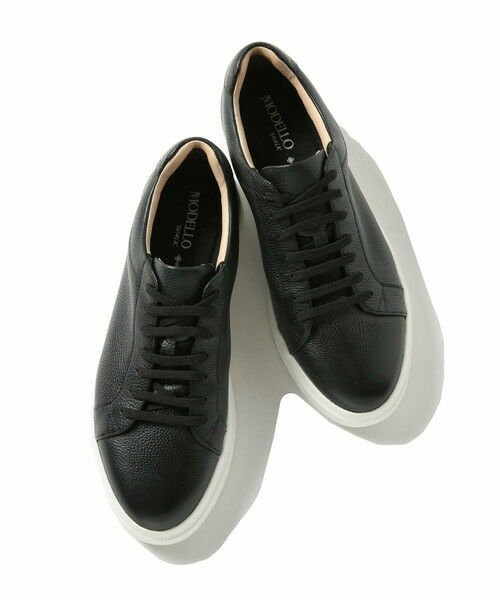 MEN'S BIGI / メンズビギ スニーカー | 【MODELLO/モデロ】GORETEX 別注 レザースニーカー＜防水・抗菌・抗ウイルス加工・抗カビ・防臭・消臭＞ | 詳細14