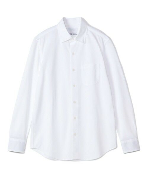 MEN'S BIGI / メンズビギ シャツ・ブラウス | J-CAMICIE ハイゲージジャージドレスシャツ（Albini×RENU）＜ストレッチ＞（ホワイト）
