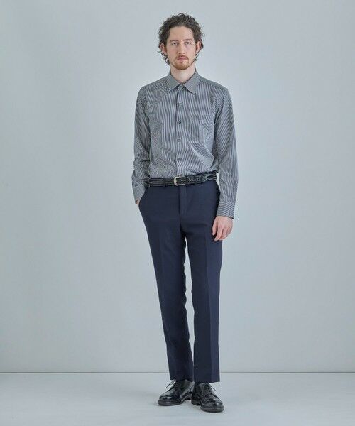 MEN'S BIGI / メンズビギ シャツ・ブラウス | J-CAMICIE ハイゲージジャージドレスシャツ（Albini×RENU）＜ストレッチ＞ | 詳細8