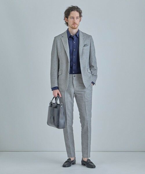 MEN'S BIGI / メンズビギ シャツ・ブラウス | J-CAMICIE ハイゲージジャージドレスシャツ（Albini×RENU）＜ストレッチ＞ | 詳細22