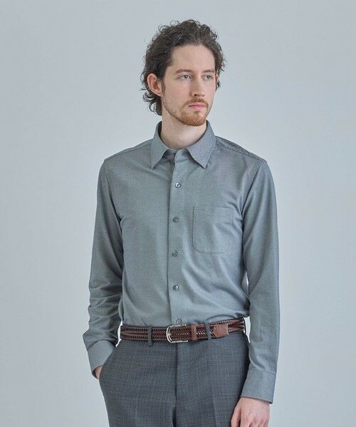 MEN'S BIGI / メンズビギ シャツ・ブラウス | J-CAMICIE ハイゲージジャージドレスシャツ（Albini×RENU）＜ストレッチ＞ | 詳細24