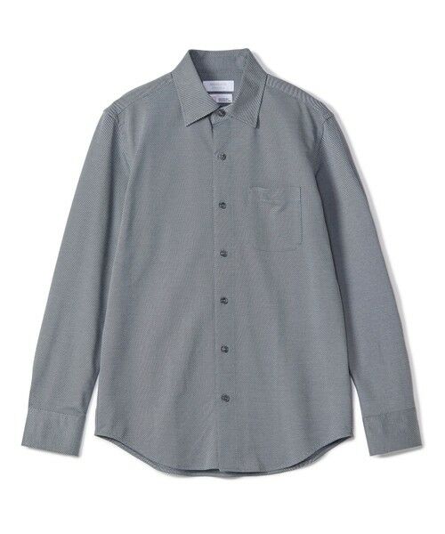 MEN'S BIGI / メンズビギ シャツ・ブラウス | J-CAMICIE ハイゲージジャージドレスシャツ（Albini×RENU）＜ストレッチ＞（ブラック系）