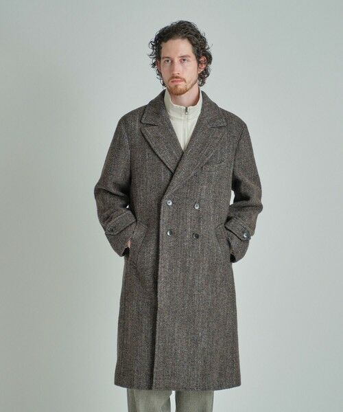 MEN'S BIGI / メンズビギ その他アウター | ヴィンテージツイードダブルブレステッドコート | 詳細13
