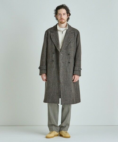 MEN'S BIGI / メンズビギ その他アウター | ヴィンテージツイードダブルブレステッドコート | 詳細16