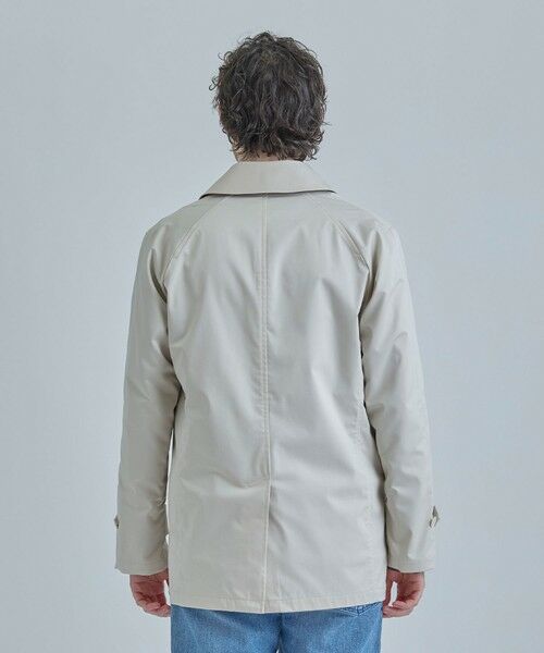 MEN'S BIGI / メンズビギ ステンカラーコート | LIMONTA EAST ストレッチギャバ ステンカラーコート＜ストレッチ・防風・撥水・透湿性＞ | 詳細3