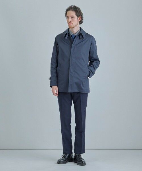 MEN'S BIGI / メンズビギ ステンカラーコート | LIMONTA EAST ストレッチギャバ ステンカラーコート＜ストレッチ・防風・撥水・透湿性＞ | 詳細17