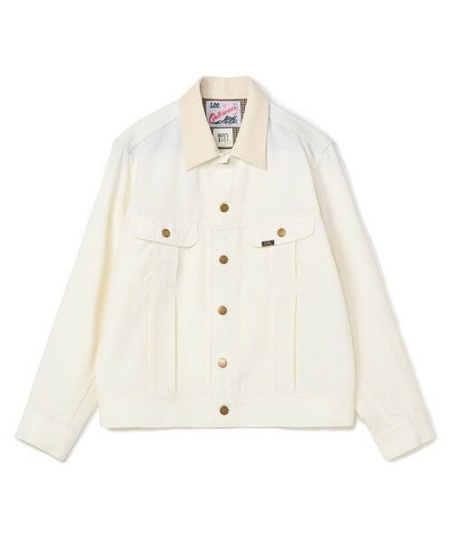 MEN'S BIGI / メンズビギ Gジャン・デニムジャケット | 【LEE/リー】別注 エクスクルーシブ STORM RIDER ジャケット（ホワイト）