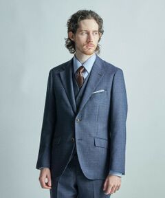 MEN'S BIGI / メンズビギ テーラードジャケット | ミックスヤーン/ホップサックテーラードジャケット