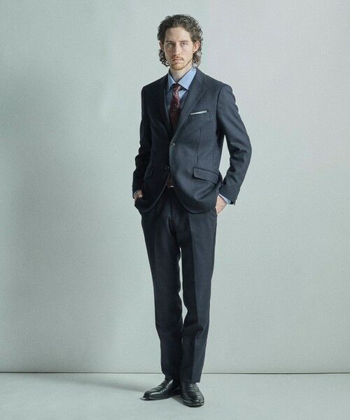 MEN'S BIGI / メンズビギ テーラードジャケット | ミックスヤーン/ホップサックテーラードジャケット | 詳細14