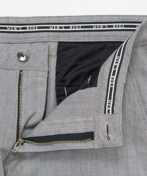 MEN'S BIGI / メンズビギ スラックス・ドレスパンツ | シャドーヘリンボーンストレッチパンツ | 詳細7