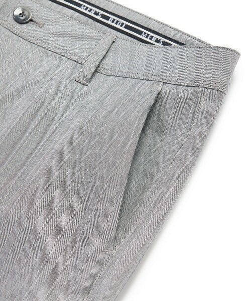 MEN'S BIGI / メンズビギ スラックス・ドレスパンツ | シャドーヘリンボーンストレッチパンツ | 詳細9