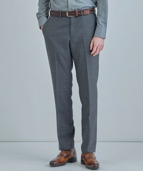 MEN'S BIGI / メンズビギ スラックス・ドレスパンツ | ミックスヤーン/ホップサックスラックス | 詳細1