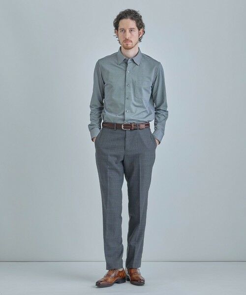 MEN'S BIGI / メンズビギ スラックス・ドレスパンツ | ミックスヤーン/ホップサックスラックス | 詳細4