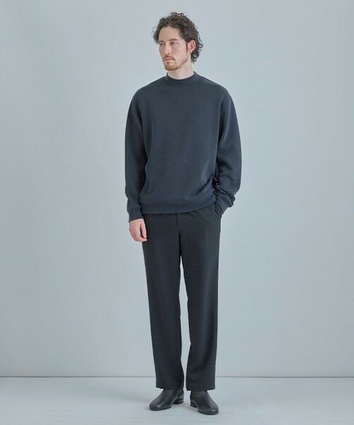 MEN'S BIGI / メンズビギ Tシャツ | スエードタッチ ダンボールモックネックトップス | 詳細7