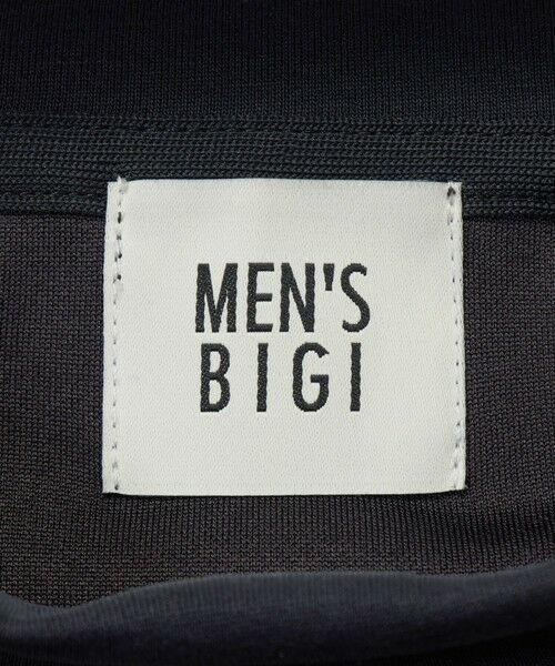 MEN'S BIGI / メンズビギ Tシャツ | スエードタッチ ダンボールモックネックトップス | 詳細9