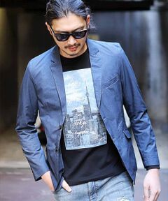 MEN'S BIGI / メンズビギ テーラードジャケット | ＡＩＲリップストップテーラードジャケット