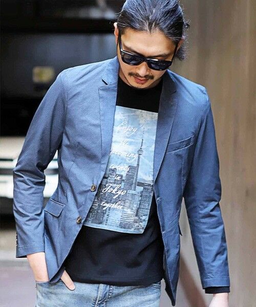 MEN'S BIGI / メンズビギ テーラードジャケット | ＡＩＲリップストップテーラードジャケット | 詳細2