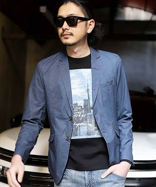 MEN'S BIGI / メンズビギ テーラードジャケット | ＡＩＲリップストップテーラードジャケット | 詳細4