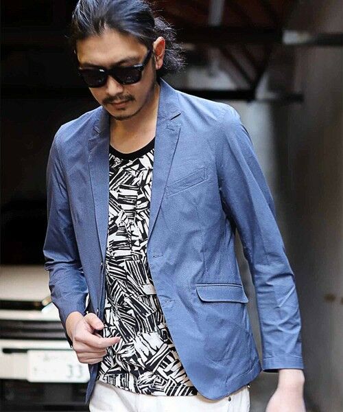 MEN'S BIGI / メンズビギ テーラードジャケット | ＡＩＲリップストップテーラードジャケット | 詳細16