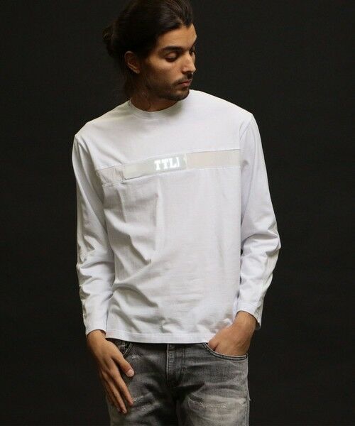 MEN'S BIGI / メンズビギ Tシャツ | LED搭載ロングTシャツ | 詳細5