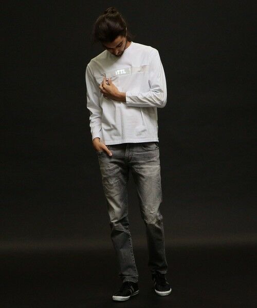 MEN'S BIGI / メンズビギ Tシャツ | LED搭載ロングTシャツ | 詳細3