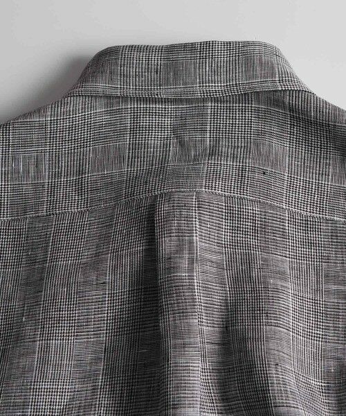 MEN'S BIGI / メンズビギ シャツ・ブラウス | フレンチリネン七分袖シャツ | 詳細8