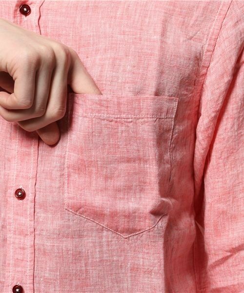 MEN'S BIGI / メンズビギ シャツ・ブラウス | フレンチリネン七分袖シャツ | 詳細20