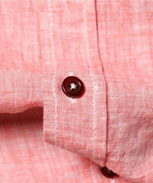 MEN'S BIGI / メンズビギ シャツ・ブラウス | フレンチリネン七分袖シャツ | 詳細21