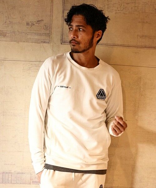 MEN'S BIGI / メンズビギ スウェット | 【JUST PLAY】スーパーストレッチ裏毛クルーネックトレーナー | 詳細3