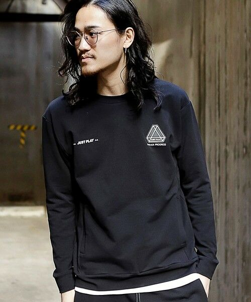 MEN'S BIGI / メンズビギ スウェット | 【JUST PLAY】スーパーストレッチ裏毛クルーネックトレーナー | 詳細20