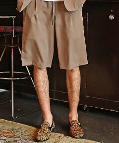 MEN'S BIGI / メンズビギ ショート・ハーフ・半端丈パンツ | 【セットアップ対応】ジョーゼットショートパンツ