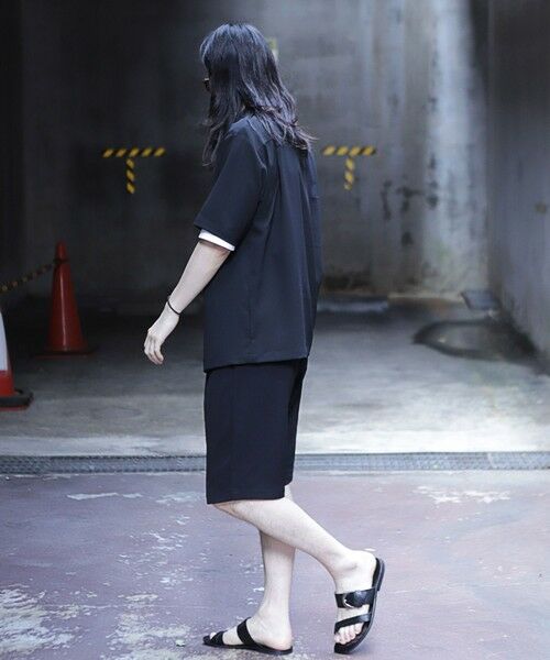 MEN'S BIGI / メンズビギ ショート・ハーフ・半端丈パンツ | 【セットアップ対応】ジョーゼットショートパンツ | 詳細3