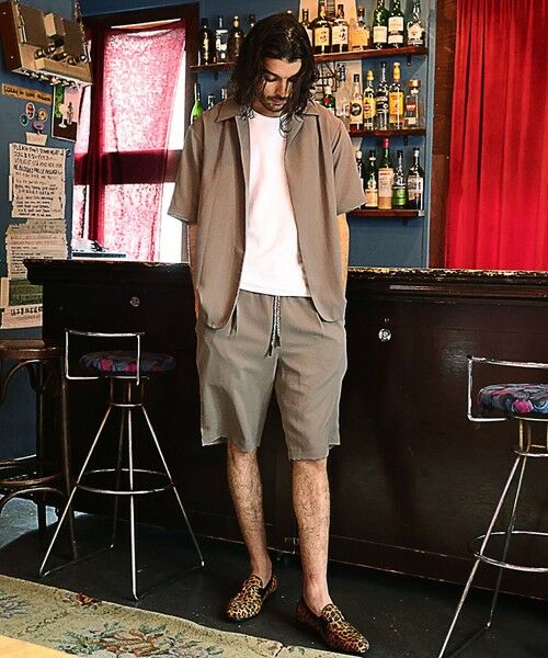 MEN'S BIGI / メンズビギ ショート・ハーフ・半端丈パンツ | 【セットアップ対応】ジョーゼットショートパンツ | 詳細8