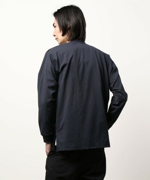 MEN'S BIGI / メンズビギ カーディガン・ボレロ | スムース×ベロアペイズリー柄カーディガン | 詳細8