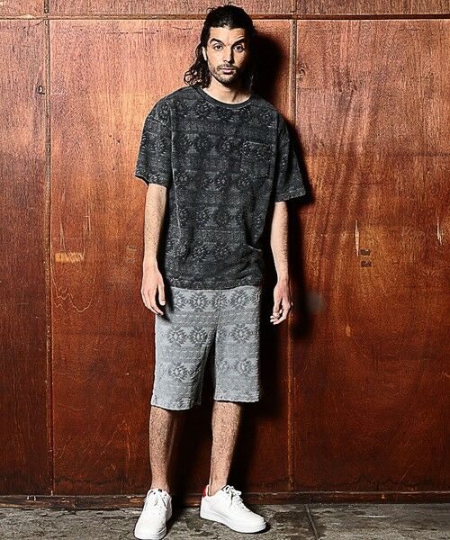 MEN'S BIGI / メンズビギ Tシャツ | 【セットアップ対応】ピグメントバイオパイルジャガードTシャツ | 詳細6