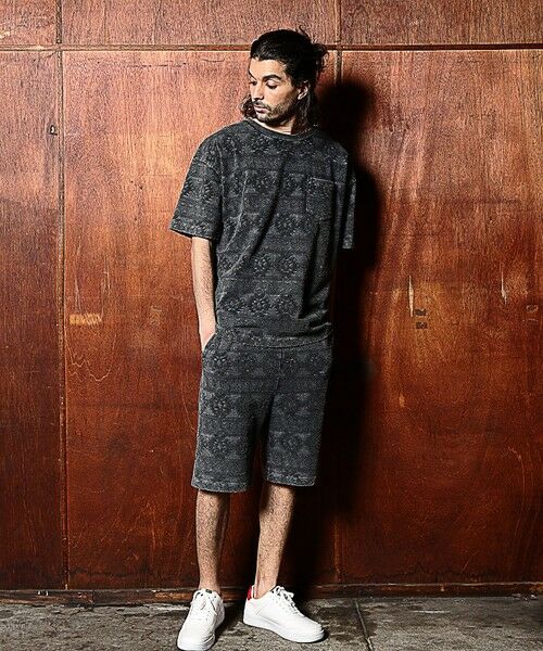 MEN'S BIGI / メンズビギ Tシャツ | 【セットアップ対応】ピグメントバイオパイルジャガードTシャツ | 詳細11